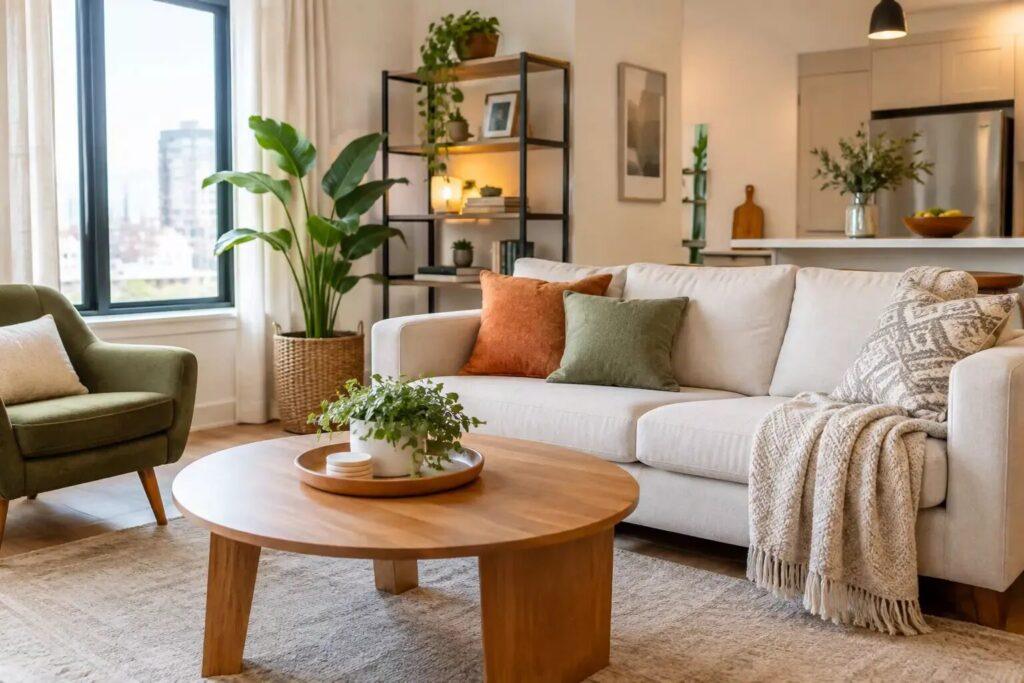 Een huurappartement make-over die als thuis voelt