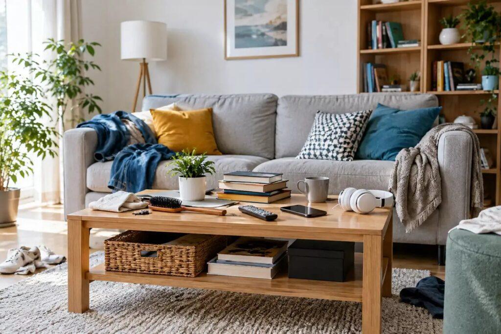 Wat veroorzaakt visuele drukte in een modern huis?